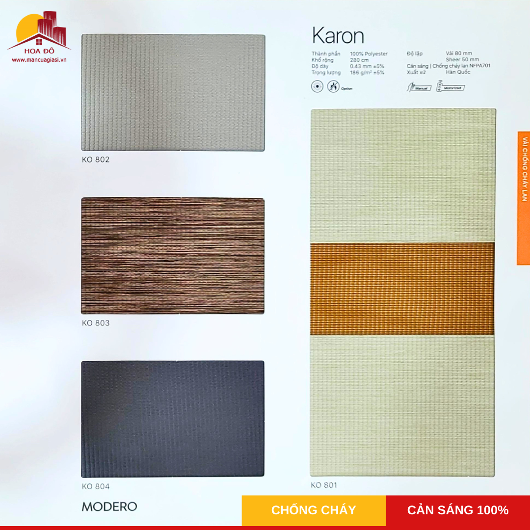 Rèm cầu vồng Hàn Quốc KARON (KO)