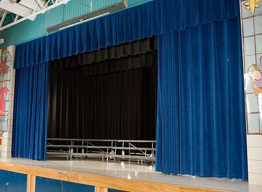 Màn Hội Trường Vải Nhung Dày