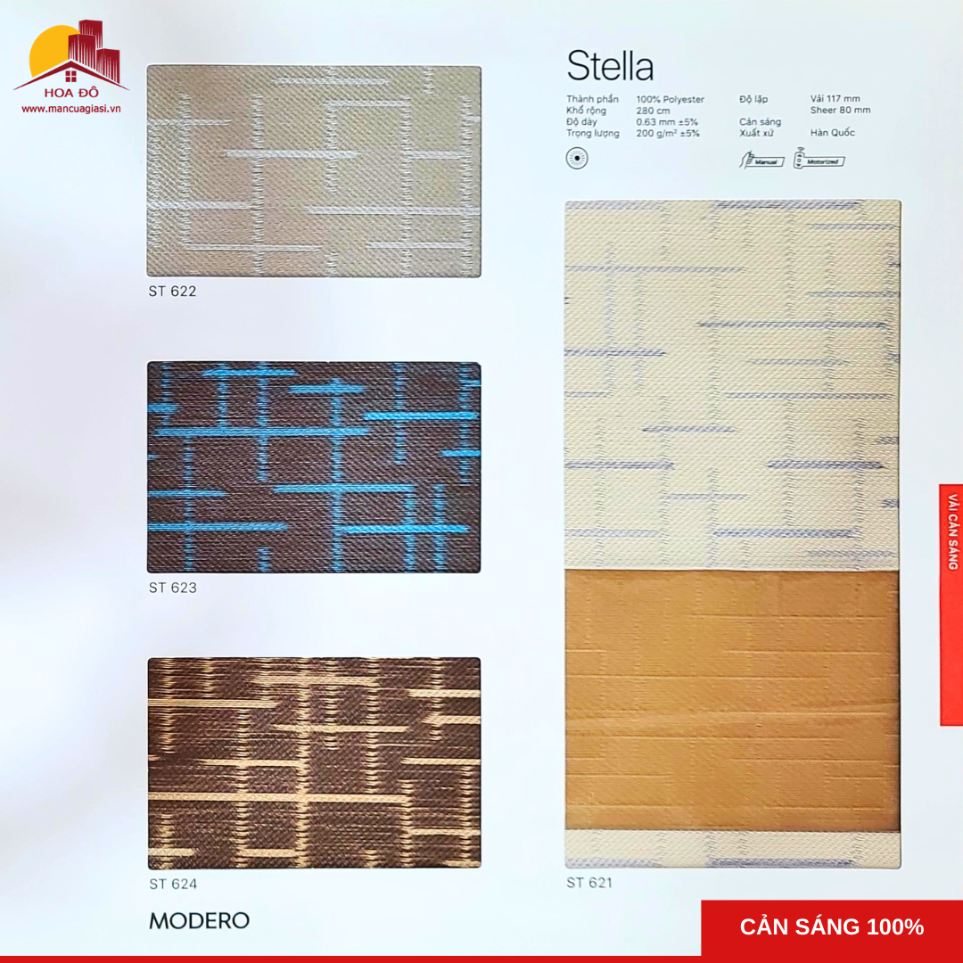 Rèm cầu vồng Hàn Quốc STELLA (ST)