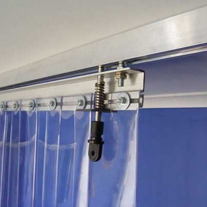 Rèm Ngăn Lạnh - Rèm Nhựa PVC - Hệ Trượt