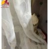 Rèm Voan Thêu Lá Trắng 02