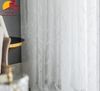 Rèm Voan Thêu Lá Trắng 01