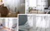 Rèm Voan Thêu Chiếc Lá 02