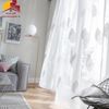 Rèm Voan Thêu Chiếc Lá 02