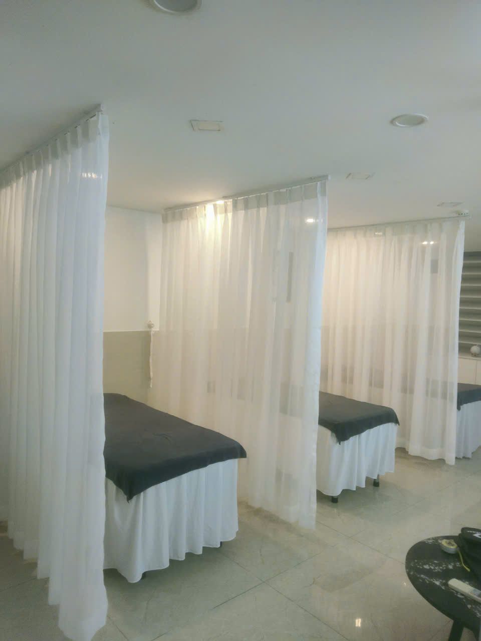 Rèm Spa Voan Lụa Mỏng