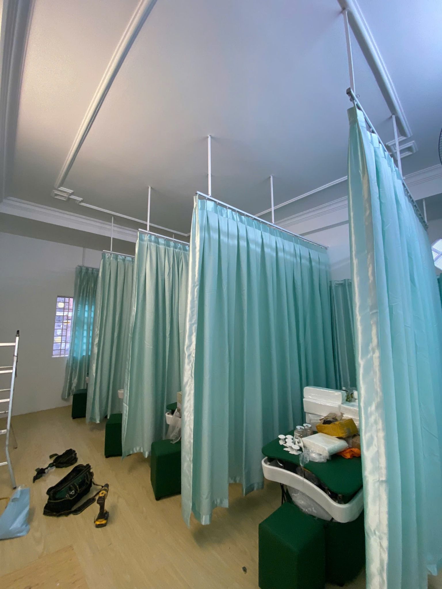 Rèm Spa Voan Lụa Dày