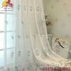 Rèm Voan Thêu Hoa Phong Cách Cổ Điển, Voan Thêu Cao Cấp