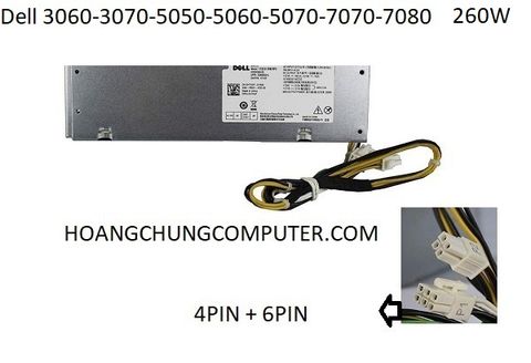 Nhân bản từ Nguồn đồng bộ sử dụng cho máy tính dell optiplex 5080 260w mini tower