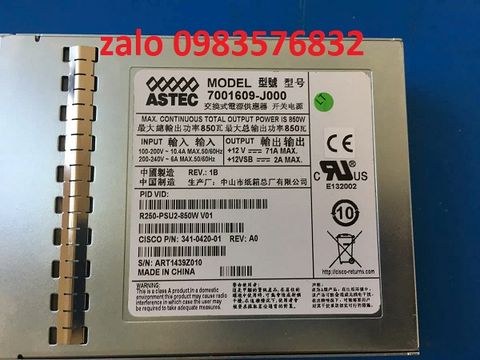 ASTEC 7001609-J000 Nguồn điện Cisco 341-0420-01
