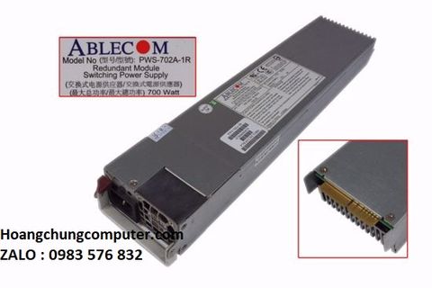 Nguồn máy server ABLECOM PWS-702A-1R 700W DC OUTPUT +12V- 57A , +5Vsb-4A