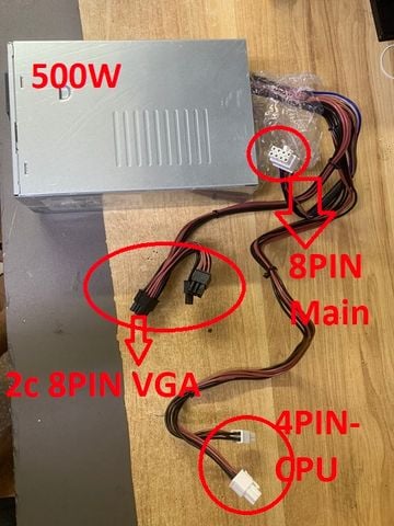 Bộ nguồn Máy trạm Workstation Dell Precision T3680 T3660 HU500EPS-00