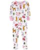 Sleepsuit cotton thermal phôm ôm hồng hoạ tiết hình thú 1M506410 Carter's