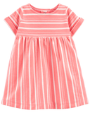 Đầm bé gái cotton cam sọc kèm quần chíp thumbnail_1