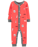 Sleepsuit cotton cài nút không chân Nautica thumbnail_1