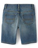 Quần short jean Stretch Denim xanh nhạt thumbnail_2