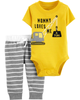 Set 2 món bodysuit kèm quần 15961212 Carter's