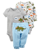 Set 3 bodysuit kèm quần 126H218 Carter's