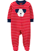 Sleepsuit cotton khoá kéo 2 đầu 1H296510 Carter's