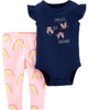 Set 2 món bodysuit kèm quần 16512610 Carter's