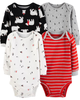 Set 4 bodysuit tay dài 126H755 Carter's