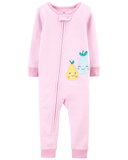 Sleepsuit cotton phôm ôm không chân thêu trái lê thumbnail_1