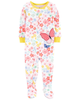 Sleepsuit cotton phôm ôm hoa và bướm thêu 1K463311 Carter's