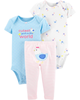 Set 3 bodysuit kèm quần 1H464610 Carter's