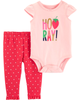 Set 2 món bodysuit kèm quần 16514210 Carter's