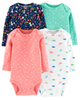 Set 4 bodysuit tay dài 126H570 Carter's