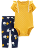 Set 2 món bodysuit kèm quần 17890610 Carter's