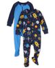 Set 2 bộ sleepsuit cotton phôm ôm xanh vũ trụ 3018670_1279 Children's Place