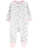 Sleepsuit cotton khoá kéo 2 đầu 19599010 Carter's