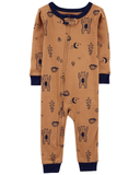 Sleepsuit cotton không chân nâu hoạt hình thumbnail_1