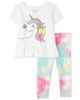 Set 2 món áo pony kèm quần legging bé gái 3018292_1128 Children's Place