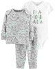 Set 3 món bodysuit kèm quần 16687310 Carter's