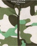 Set 2 bộ sleepsuit cotton phôm ôm camo safari thumbnail_2