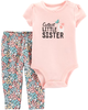 Set 2 món bodysuit kèm quần 15955410 Carter's