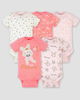 Set 5 bodysuit tay ngắn hình thỏ 3d 206-05-2467 Gerber