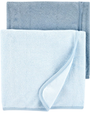 Set 2 khăn tắm màu xanh trơn thumbnail_1