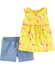 Set 2 món áo kèm quần short 1H377710 Carter's