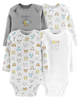 Set 4 bodysuit tay dài 126H601 Carter's