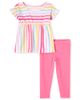 Set 2 món áo cánh tiên kèm quần legging hồng 3018293_32M5 Children's Place