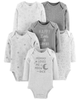 Set 6 bodysuit tay dài 126H588 Carter's