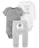 Set 3 bodysuit kèm quần 126H562 Carter's