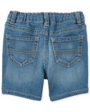 Quần short jean xanh nhạt wash nhẹ thumbnail_2