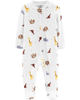 Sleepsuit cotton organic khoá kéo 2 đầu 18243510 Carter's