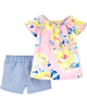 Set 2 món áo kèm quần short 1H439310 Carter's