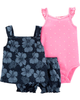 Set 3 món bodysuit kèm quần short 16506610 Carter's