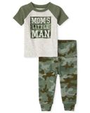 Set đồ ngủ mặc nhà tay ngắn phôm ôm camo thumbnail_1