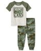 Set đồ ngủ mặc nhà tay ngắn phôm ôm camo 3018714_1684 Children's Place